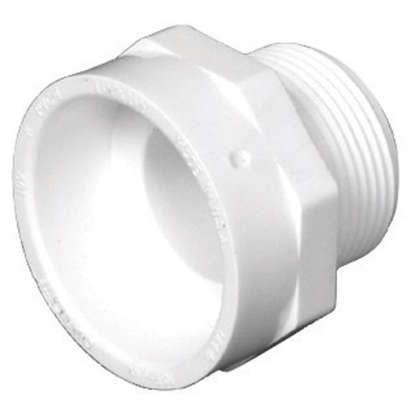 Charlotte Pipe And Foundry Charlotte Pipe 1-1/2 in. Hub X 1-1/4 in. D MPT PVC Pipe Adapter 1 pk PVC001090800 - main